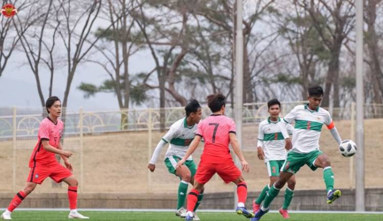 Laga Uji Coba : Garuda Muda Menang 2-1 atas Universitas Daegu