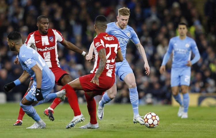 Berkat  Gol Kevin De Bruyne, The Citizens Bungkam Atletico Madrid dengan Skor 1-0