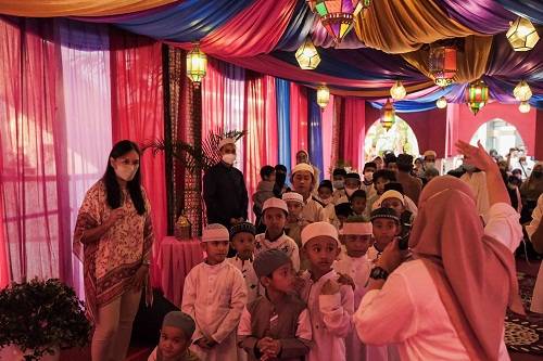 Gaia Bumi Raya City Ajak 100 Anak Yatim dan Dhuafa Buka Puasa Bersama