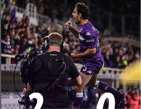 Liga Italia Semalam : Fiorentina Gasak AS Roma 2-0