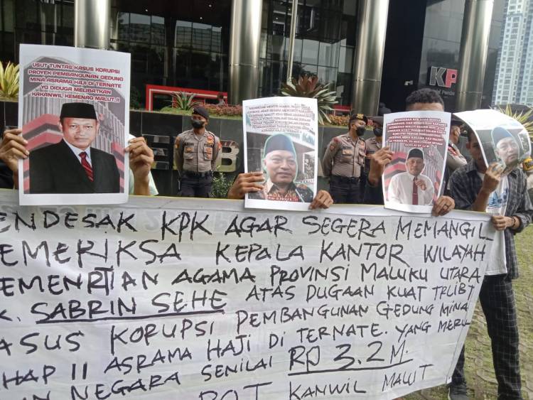 Mahasiswa Maluku Utara Jakarta, Kembali Demo di KPK dan Kementerian Agama RI