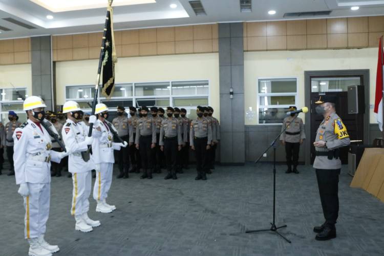  Polda Sumbar Gelar Upacara Pemulihan Nilai-Nilai Luhur Tribrata