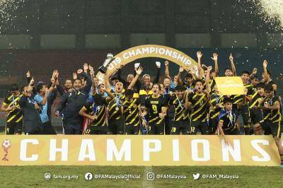  Kandaskan Laos2-0, Malaysia Juara AFF U-19 2022