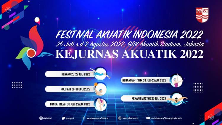 Kejurnas Akuatik Bertajuk Festival Akuatik 2022 di GBK