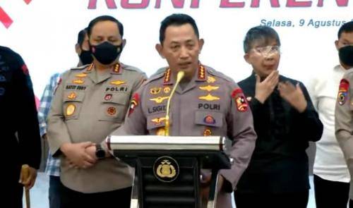 Kapolri Tetapkan Irjen Ferdy Sambo Tersangka Dalang Penembakan Brigadir J