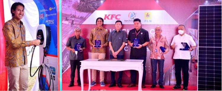 Gerai KFC Punya Pembangkit Listrik Tenaga Surya & Stasiun Pengisian Kendaraan Listrik Umum