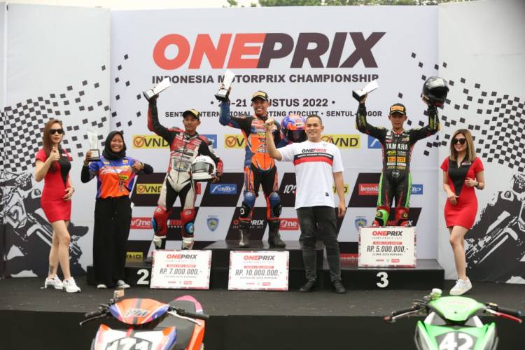 Oneprix IMC 2022 : Putaran 3 Sentul Reynaldi Pradhana Sukses Double Winner Kelas Oneprix 1 Expert