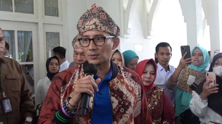 Kemenparekraf Sandiaga Uno Dorong UMKM di Palembang Naik Kelas