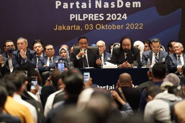 Partai Nasdem Usung Anies Baswedan Jadi Capres 2024