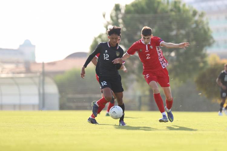 Laga Uji Coba Kedua: Kali ini Garuda Muda Ditahan Imbang Timnas Moldova U 20 dengan Skor 0-0 