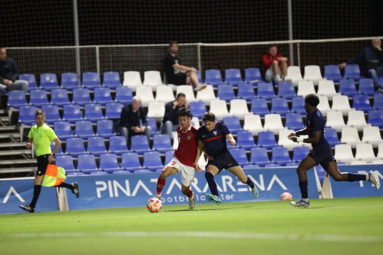 Laga Uji Coba: Timnas Indonesia U-20 Terkapar 6-0 oleh Timnas Prancis U-20