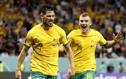 Bomber Mathew Leckie, Man of The Match di Laga Australia vs Denmark