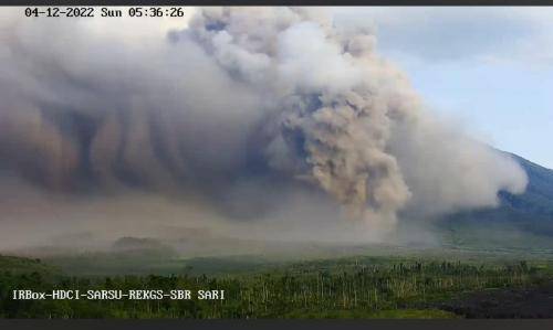 Gunung Semeru Erupsi, Ribuan Jiwa Mengungsi