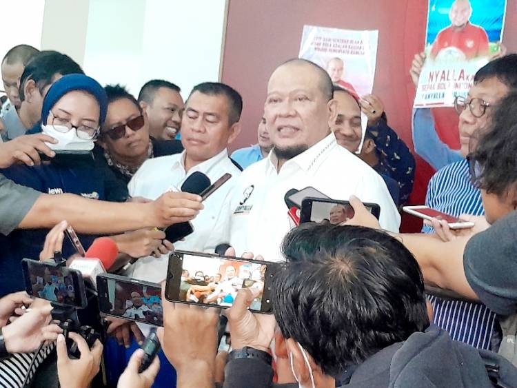 Ketua DPD RI, La Nyalla Resmi Calonkan Diri Jadi Ketua Umum PSSI,  Ini Harapannya!