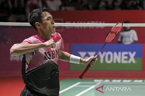 Jonatan Christie Juara Bulutangkis BWF Super 500 di Istora Senayan