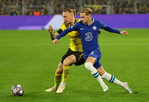 Leg I 16 Besar Liga Champions 2022/2023: Chelsea Tumbang 1-0 oleh Borussia Dortmund