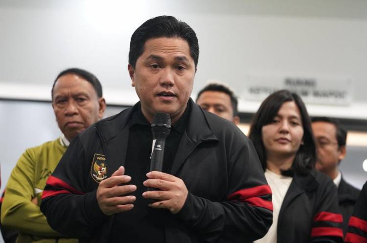 Ketum PSSI Erick Thohir Bentuk Komite Adhoc Suporter, Infrastruktur, dan Badan Tim Nasional