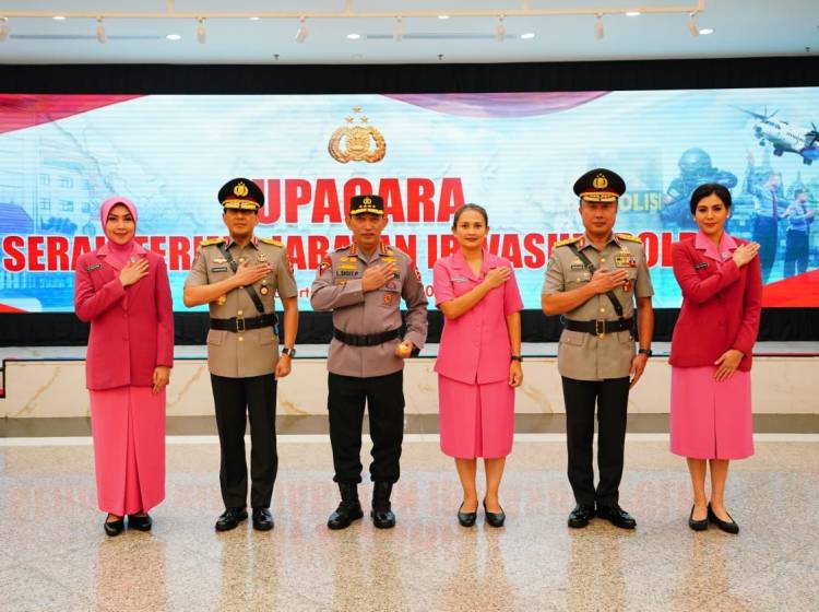 Pimpin Sertijab Irwasum, Kapolri Gelorakan Tingkatkan Kepercayaan Publik 