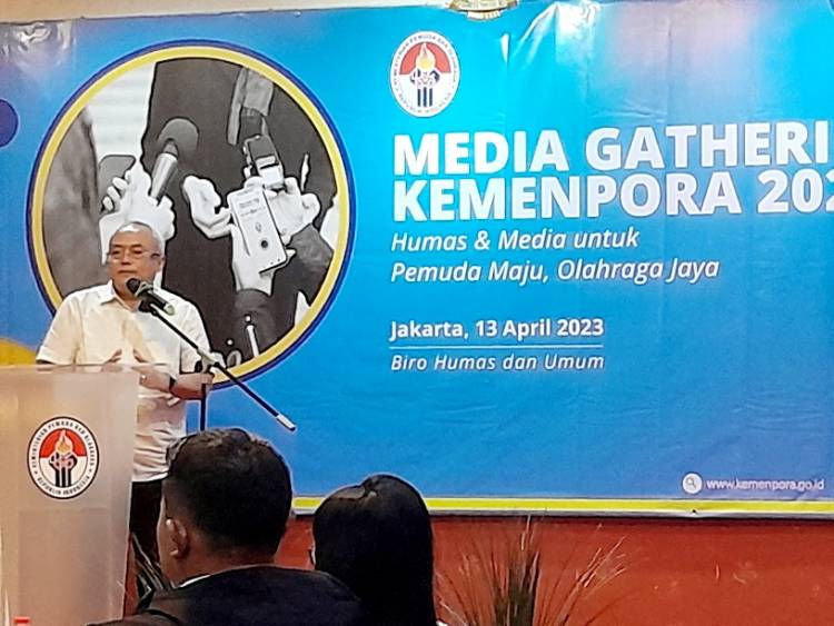 Media Gathering 2023, Sesmenpora Gunawan Suswantoro: Menpora RI Dito Ariotedjo Berupaya Branding Kantor Kemenpora sebagai 'Rumahnya Anak Muda Kaum Milenial' 