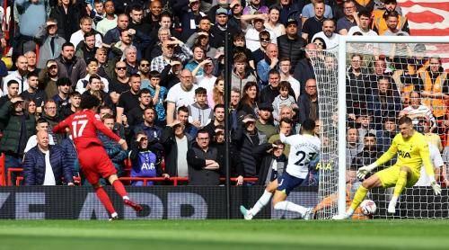 Liga Inggris 2022/2023: Liverpool Unggul 4-3 atas Tottenham Hotspur