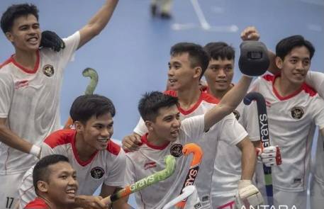 Tim Hoki Indoor Putra Indonesia Melaju ke Final Sea Games 2023