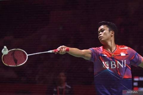 Anthony Ginting Kembali Gondol Juara  Singapore Open  Usai Kalahkan Antonsen