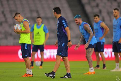 Timnas Argentina Lakukan Sesi Latihan di SUGBK Jakarta 