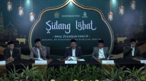 Pemerintah Menetapkan Hari Raya Idul Adha Jatuh pada 29 Juni 2023