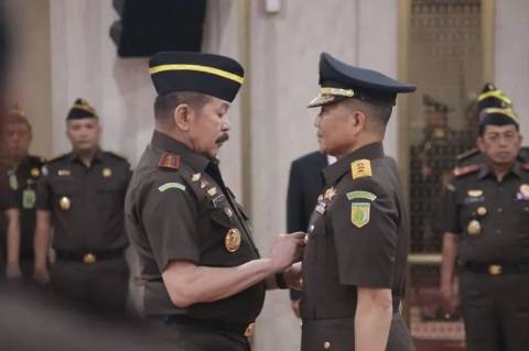 Resmi! Jaksa Agung Lantik Mayjen Wahyoedho Indrajit sebagai Jampidmil