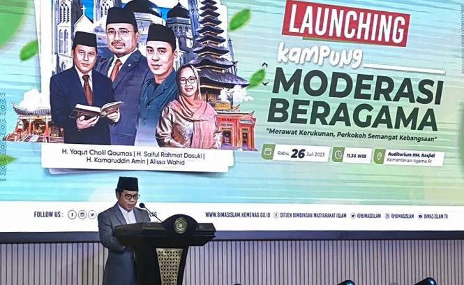 Kemenag Luncurkan 1000 Kampung Moderasi Beragama