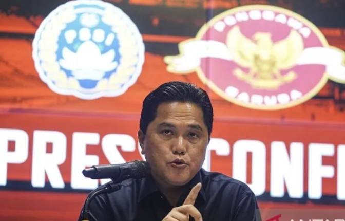 Ketum  PSSI Erick  Thohir Optimistis akan Integritas Komite Etik dan Komite Banding PSSI