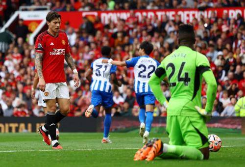 Manchester United Dipermalukan di Kandang Sendiri oleh Brighton & Hove Albion  dengan Skor 1-3