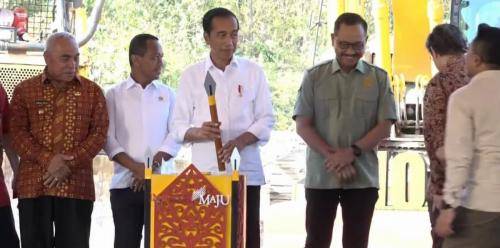 Presiden Jokowi Groundbreaking Hotel Nusantara Bintang 5 di IKN  Penajam Paser Utara