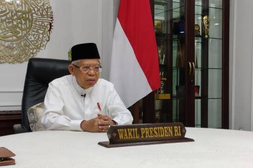 Wapres  KH Ma-ruf Amin:  Fintech Syariah Bisa Nerperan Dorong Inklusi Keuangan Syariah