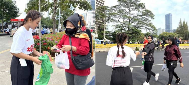 Sharp Greenerator Bersih-Bersih di Pulau Harapan, Rayakan World Clean Up Day