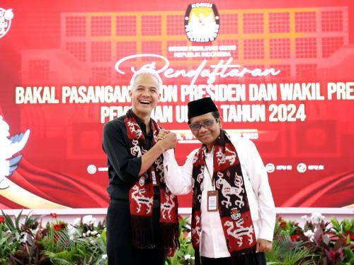 Ke KPU RI, Ganjar Pranowo dan Mahfud MD Resmi Daftar sebagai Capres-Cawapres 2024