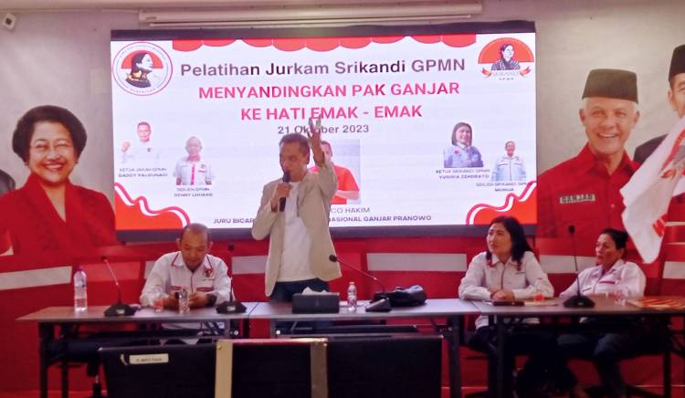 Pelantikan dan Pelatihan Jurkam, Srikandi GPMN Tekad menangkan Ganjar-Mahfud Presiden 2024 