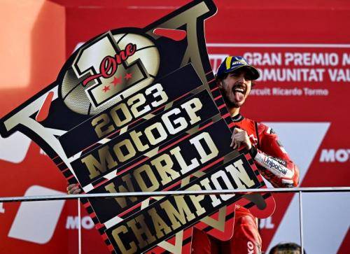 Race MotoGP Valencia 2023: Pembalap Tim Ducati Lenovo, Francesco Bagnaia Juara MotoGP 2023!