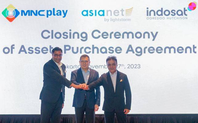 Indosat Ooredoo Hutchison, Asianet dan MNC Play Lakukan Akuisisi Strategis