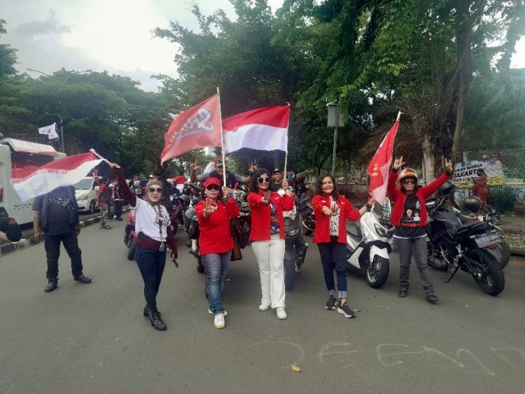 Nobar Debat Capres di Rumah Aspirasi TKRPP, 3nergy Ganjar-Mahfud Gelar Konvoi Simpatik