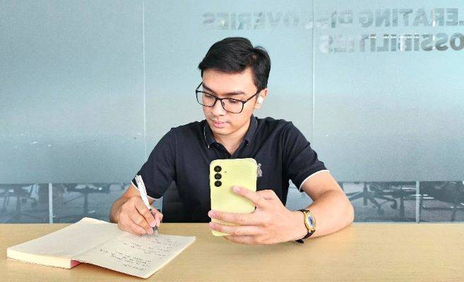 Awal Tahun Kembali Produktif dengan Samsung Galaxy A15