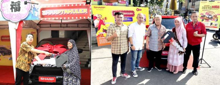 Sharp Indonesia Serahkan Hadiah Mobil kepada Dua Pemenang Sharptakuler