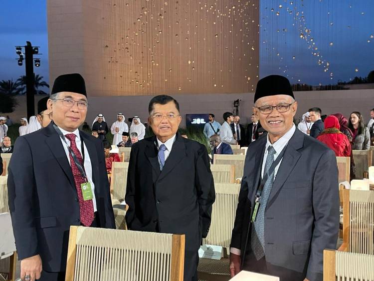 Jusuf Kalla Apresiasi NU dan Muhammadiyah yang Tahun ini menerima Zayed Award Human and Fraternity