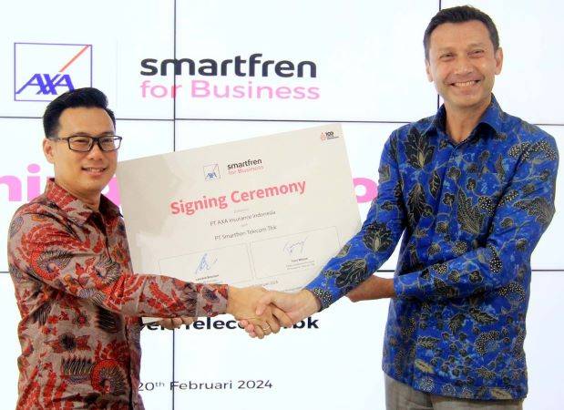 Smartfren for Business dan AXA Insurance Berkolaborasi Dukung Pertumbuhan UKM Indonesia