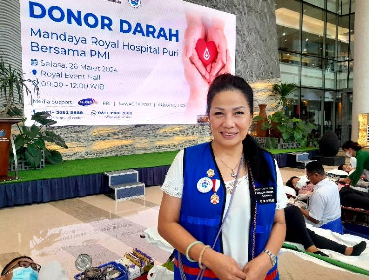 Diinisiasi PSMTI, Kabarindo Dukung Donor Darah di Mandaya Royal Hospital Puri Tangerang 