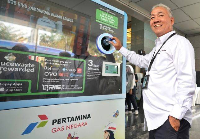 PGN Luncurkan Reverse Vending Machine Plasticpay di HUT PGN ke-59, Dukung Program Dekarbonisasi NZE 2060