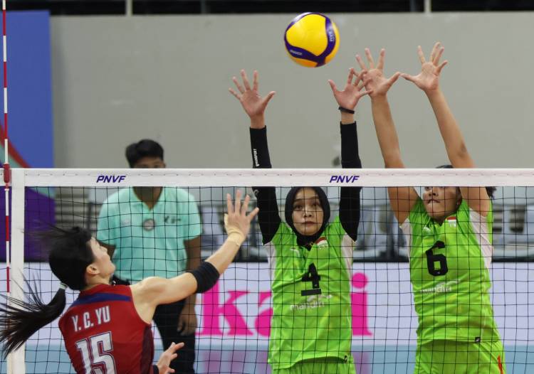 Indonesia Hancurkan Hong Kong di AVC Challenge Cup 2024