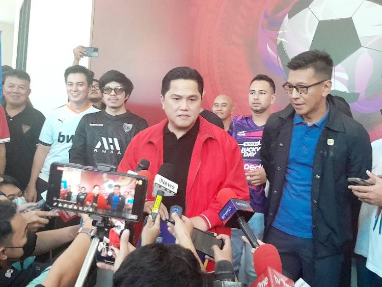 Siap Lawan Balik Australia, Erick Thohir: Kita Semua Bersama Timnas