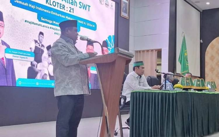 Info Haji 2024: Pj Gubernur Papua Barat Jemput Jamaah Hajinya di Makassar