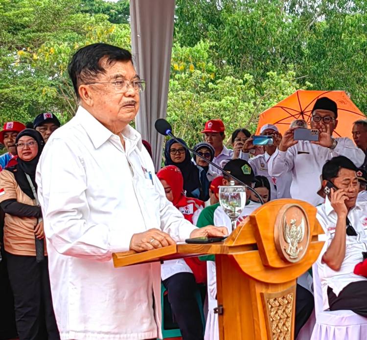 Ingatkan Ancaman Bencana Kemanusiaan Akibat Perubahan iklim, Jusuf Kalla: Tanam Minimal Satu Juta Pohon Satu Tahun